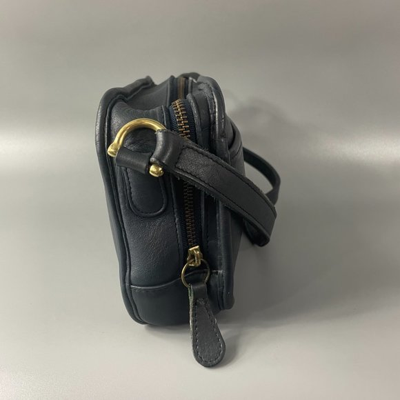 Vintage Coach Multi compartment Zip | #9974 | Navy - Picture 8 of 16